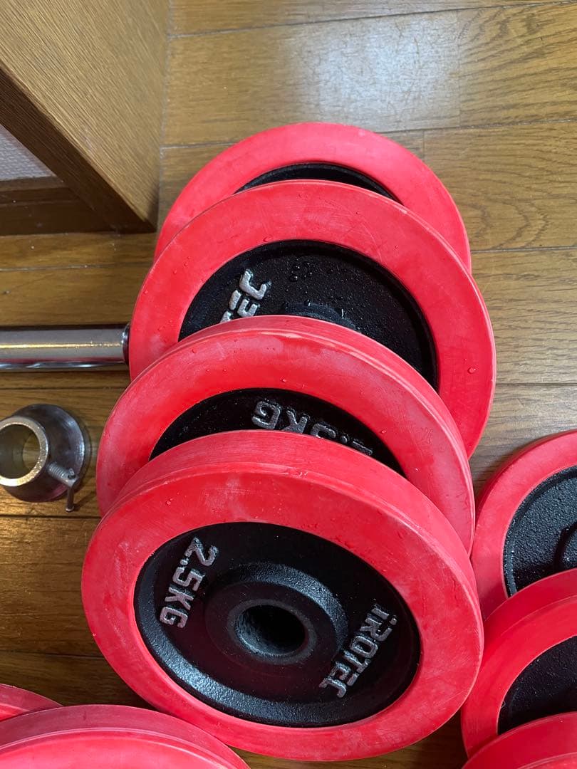 筋トレ　トレーニング　iROTEC バーベル　ダンベル　引き取り限定