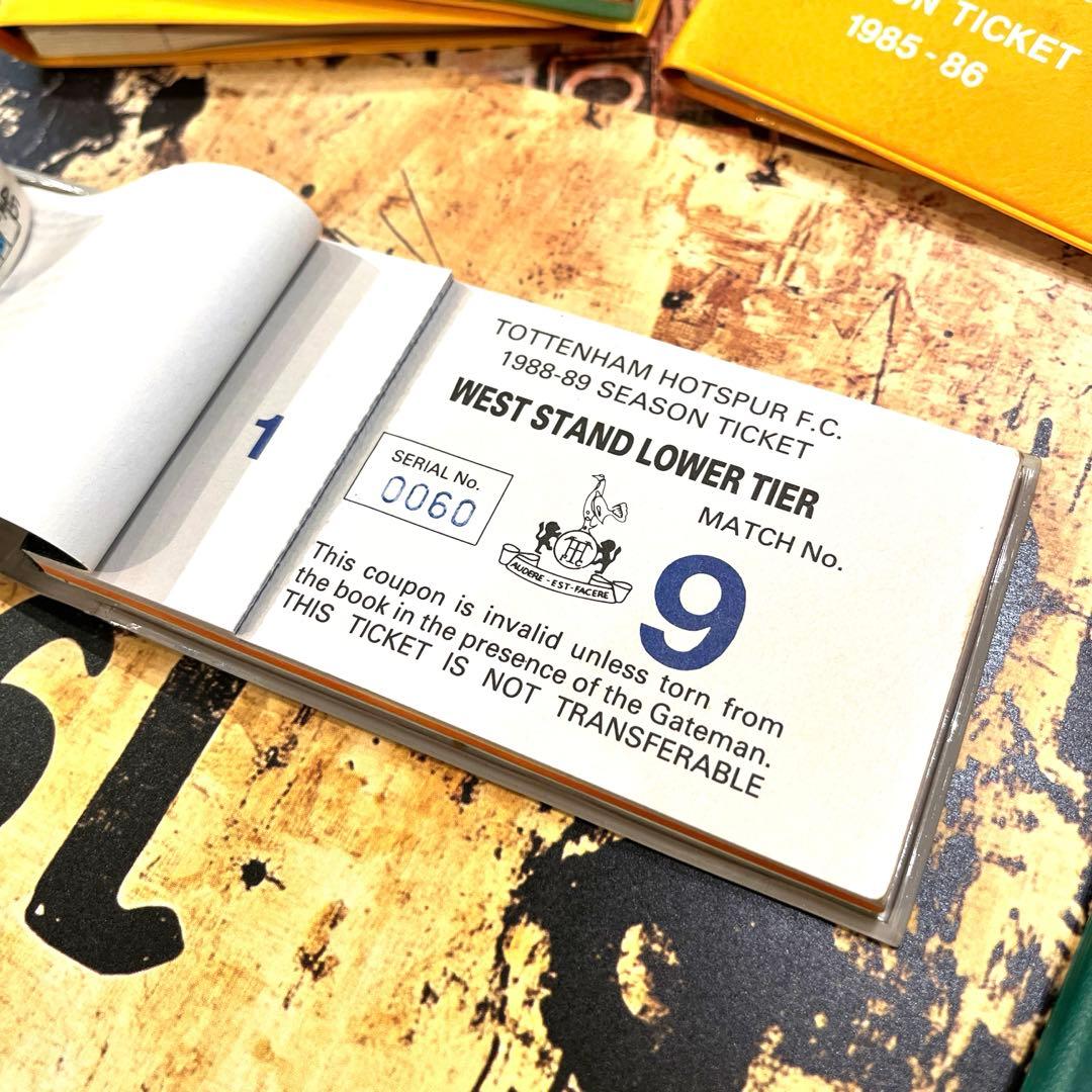 ヴィンテージ【1988〜89】4種のチケット冊子(海外チケット(ロールチケット