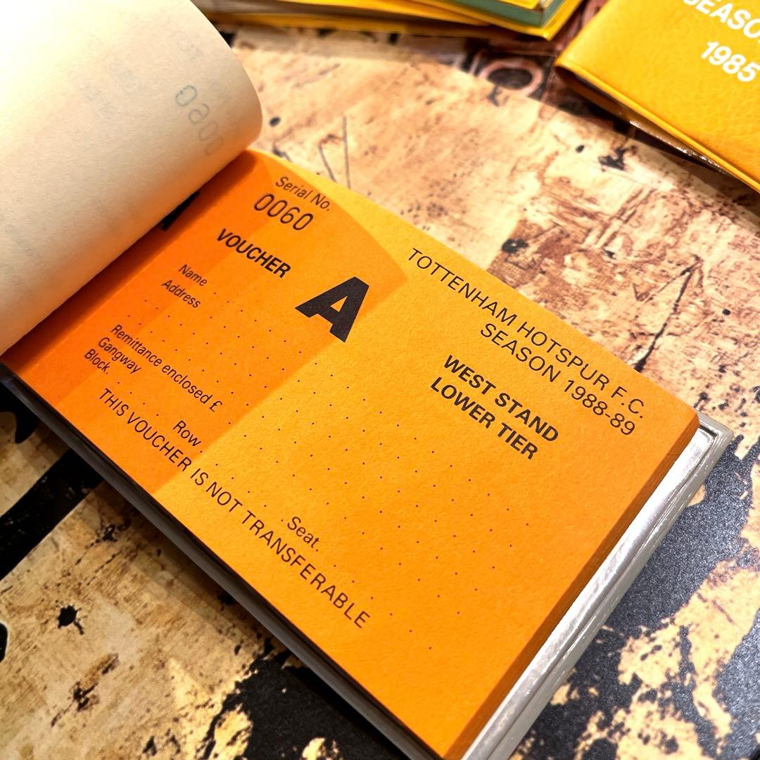 ヴィンテージ【1988〜89】4種のチケット冊子(海外チケット(ロールチケット