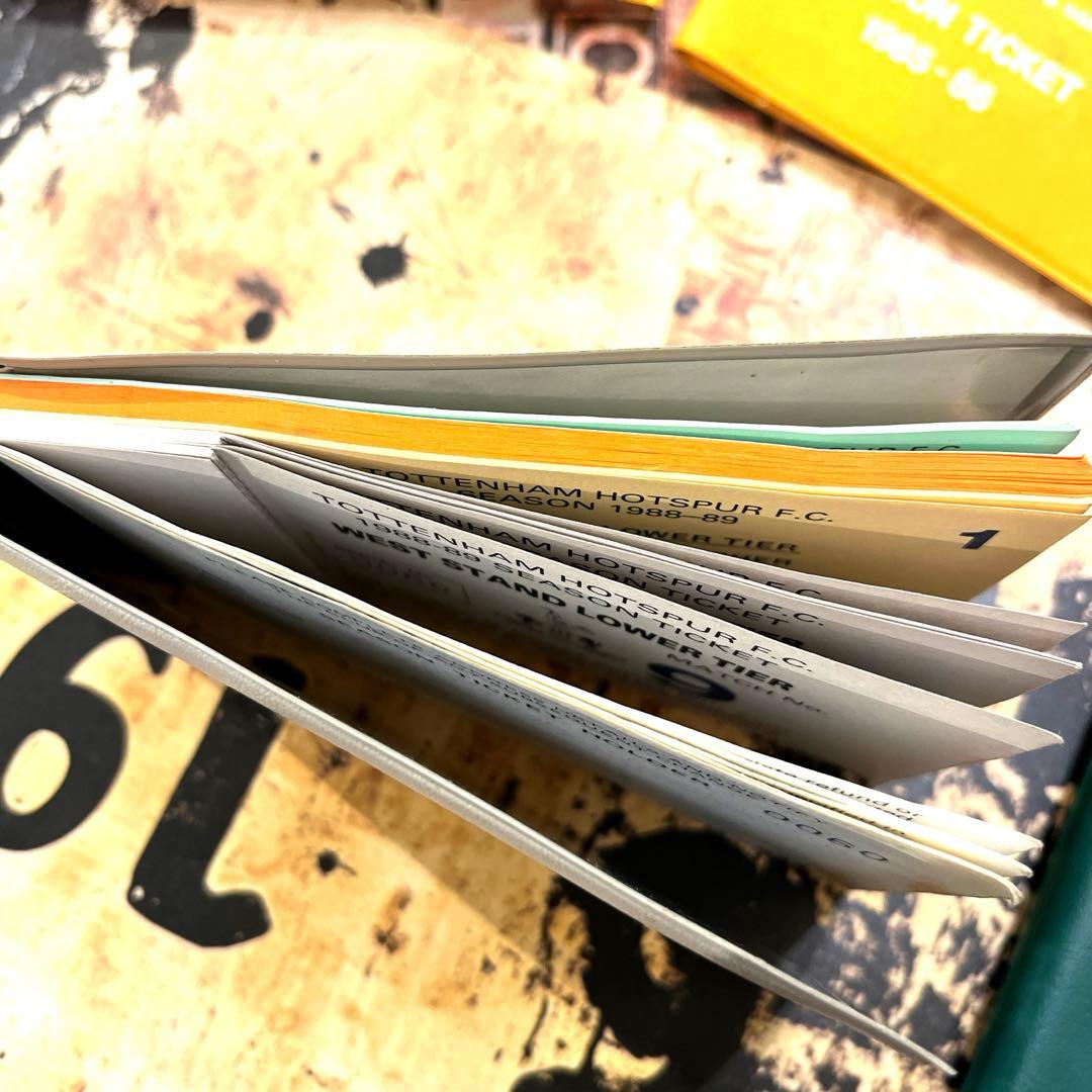 ヴィンテージ【1988〜89】4種のチケット冊子(海外チケット(ロールチケット