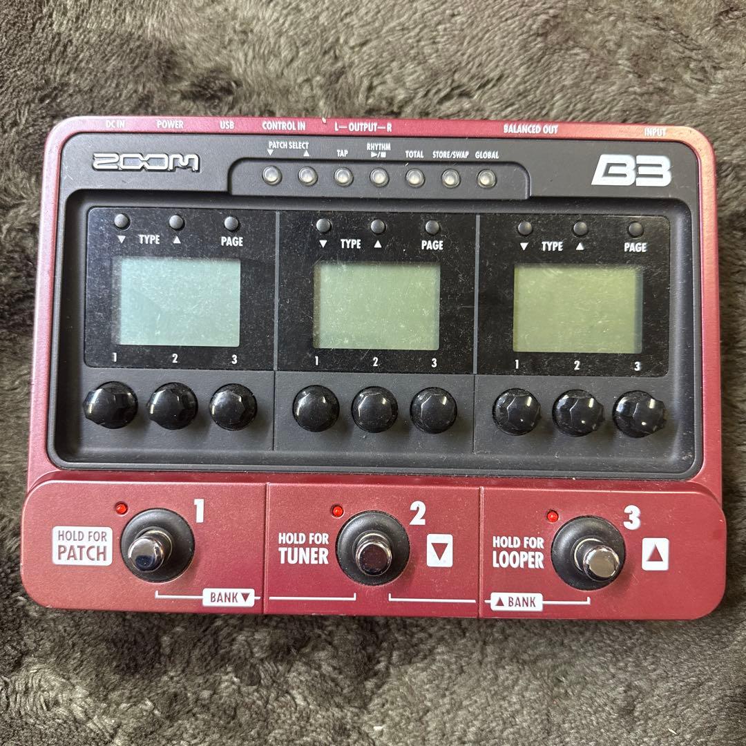 ゆ*た様 ZOOM B3 ベースエフェクター