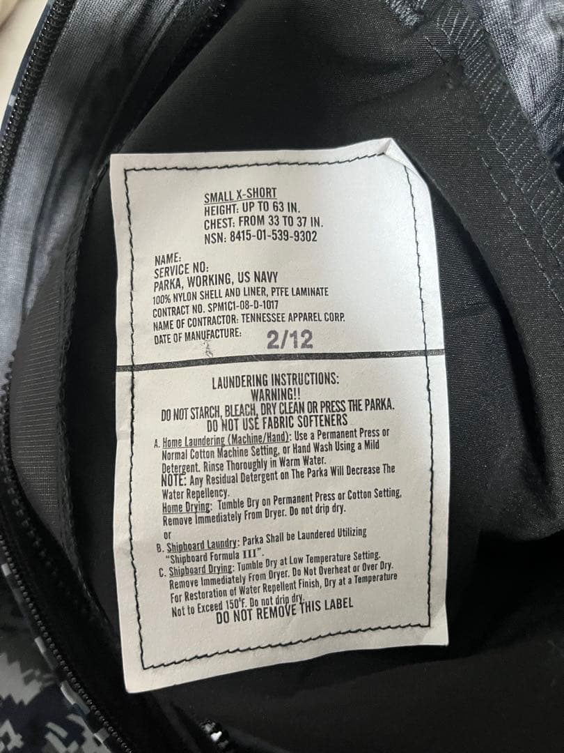 S-XS 美品 00s USN 米海軍 実物 US NAVY 米軍実物