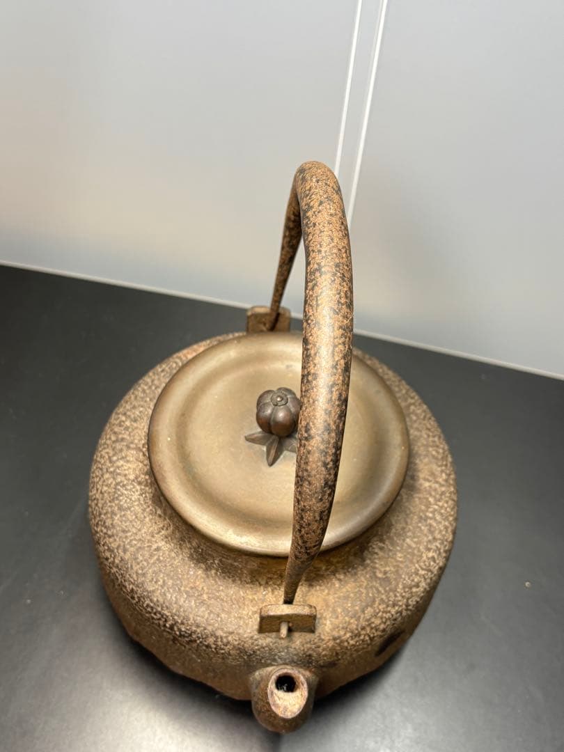 希少 大國寿朗造 鉄瓶 茶道具 茶器 古美術 骨董品 名誉 大日本釜師 名人