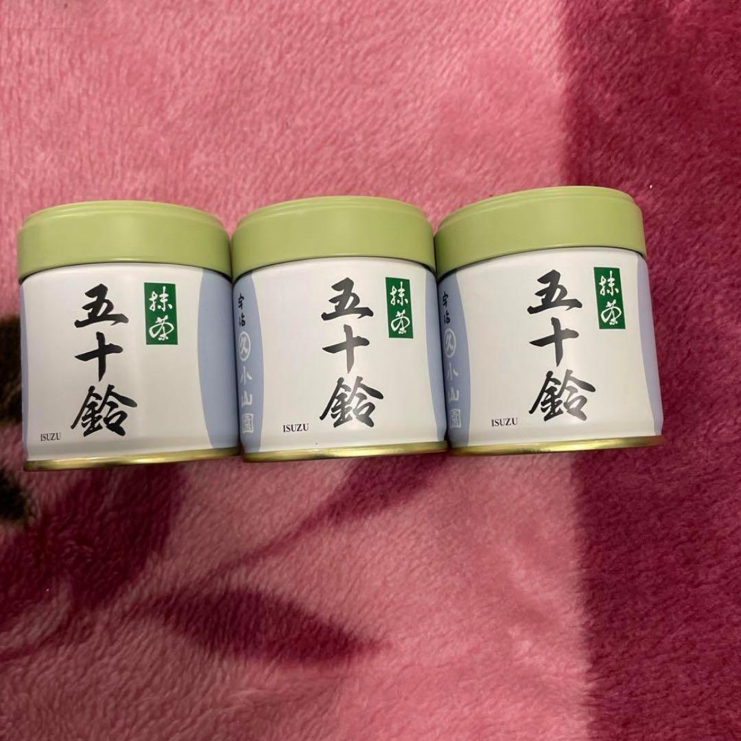 丸久小山園　宇治抹茶 五十鈴40g 3缶