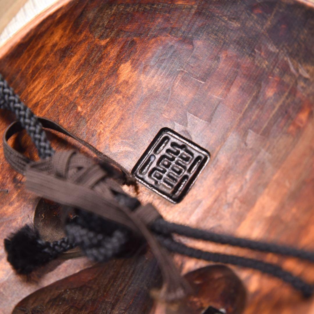 能面 小面 小倉宗衛作 箱入り 能面袋、新聞、購入時の領収書付き(A4)