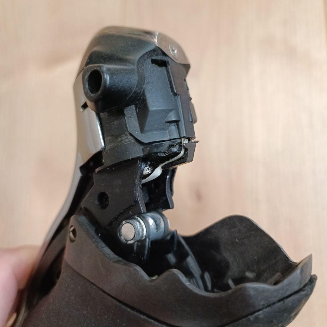 Shimano Dura-Ace シフター ブラック/シルバー　st-7801