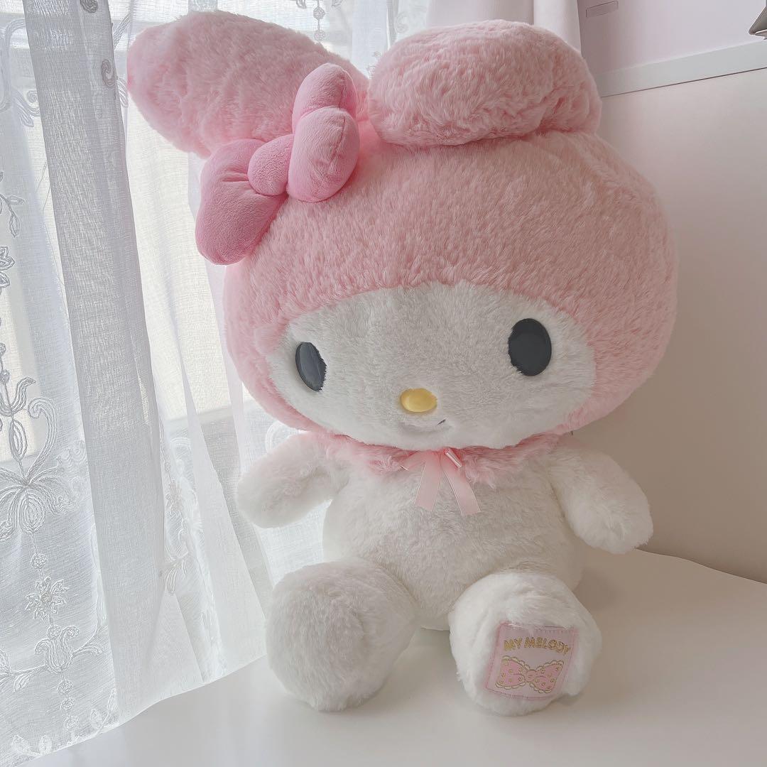 新品未使用美品 マイメロ♡ほわほわぬいぐるみ♡特大 BICサイズ 2L タグあり