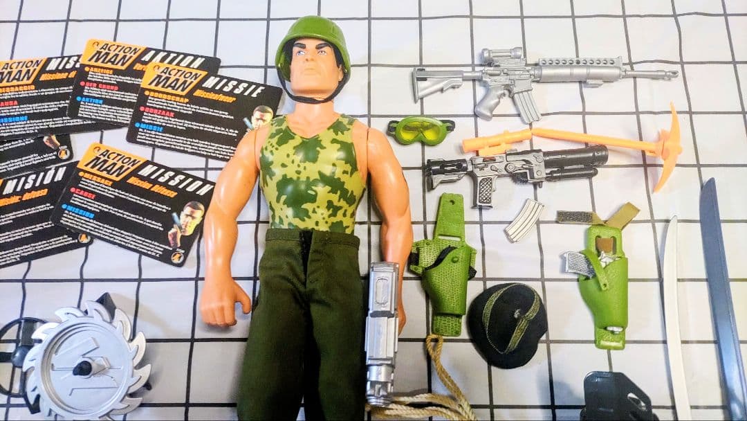 ハズブロ★アクションマン フィギュア★Hasbro・GIジョー・ミリタリー