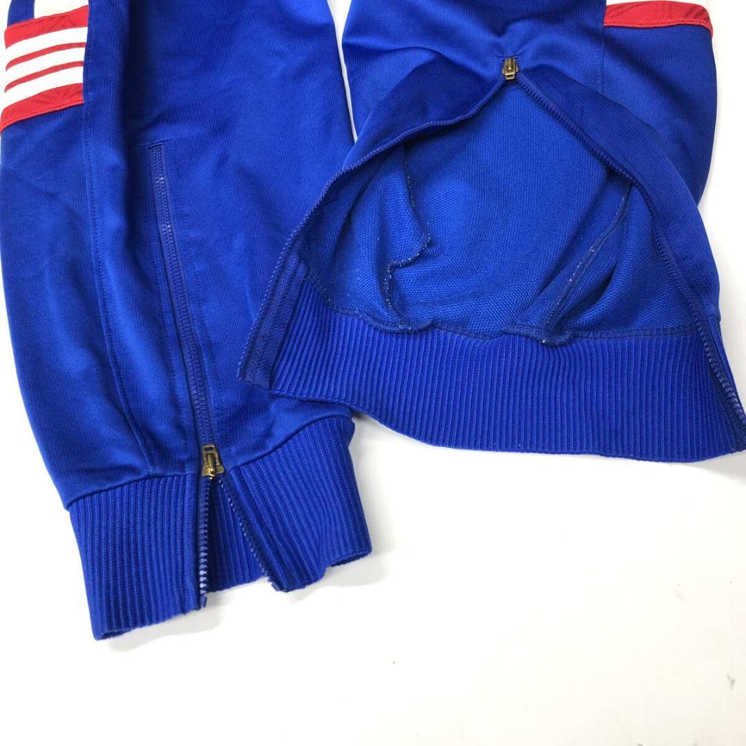 80s 90s デサントアディダス ジャージ セットアップ Lサイズ ブルー
