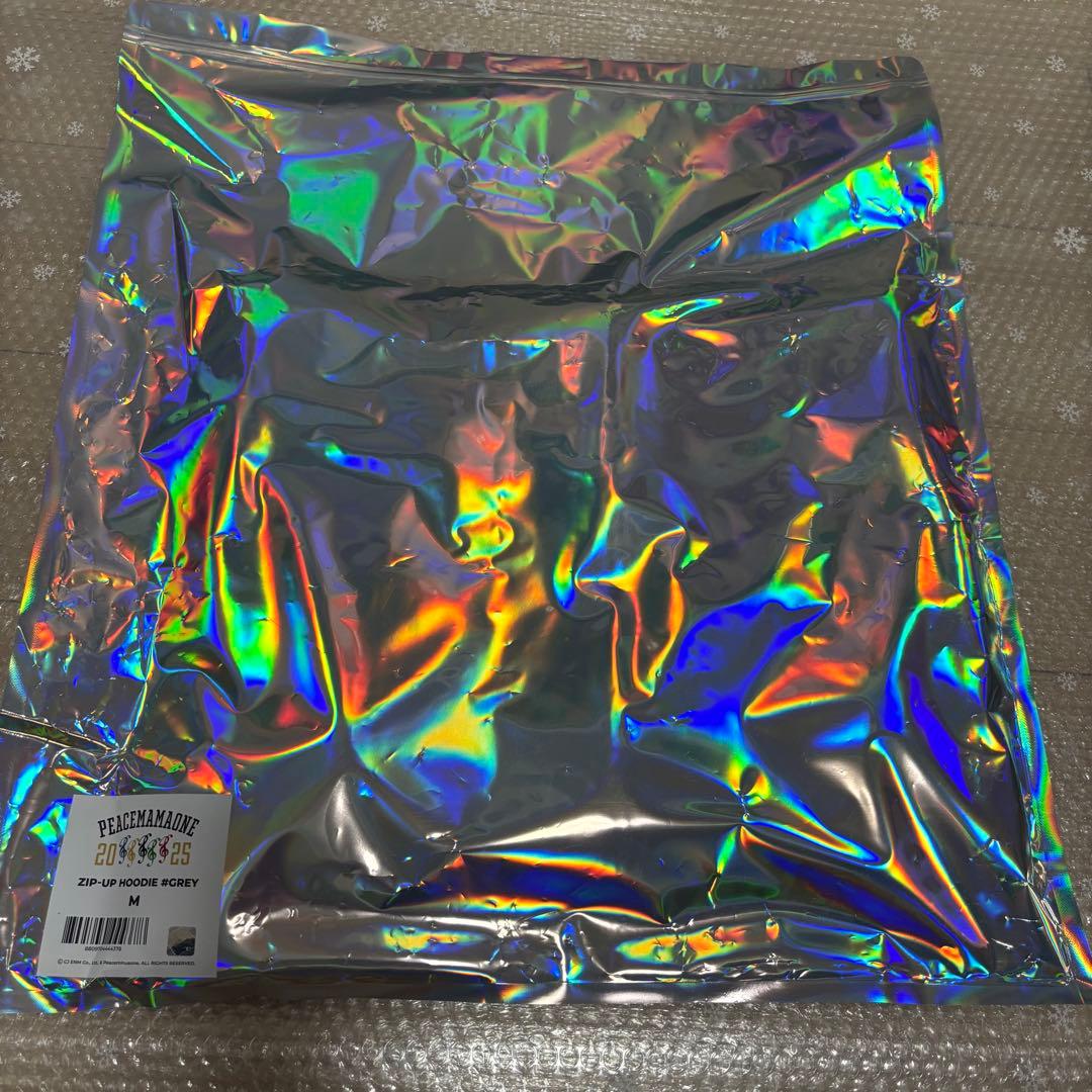 GDRAGON PEACEMAMAONE ジップアップパーカー グレー Mサイズ