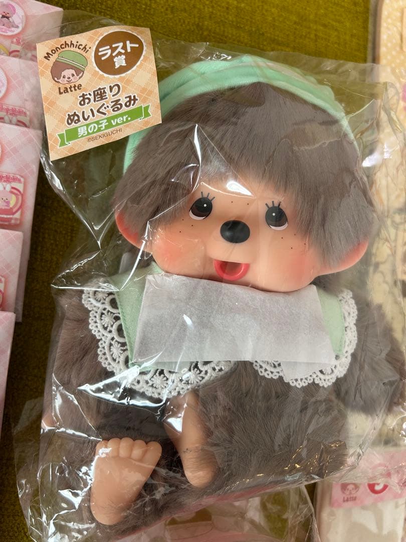モンチッチ ラテ　エンタメくじ ラストワン賞 モンチッチくん　12点セット