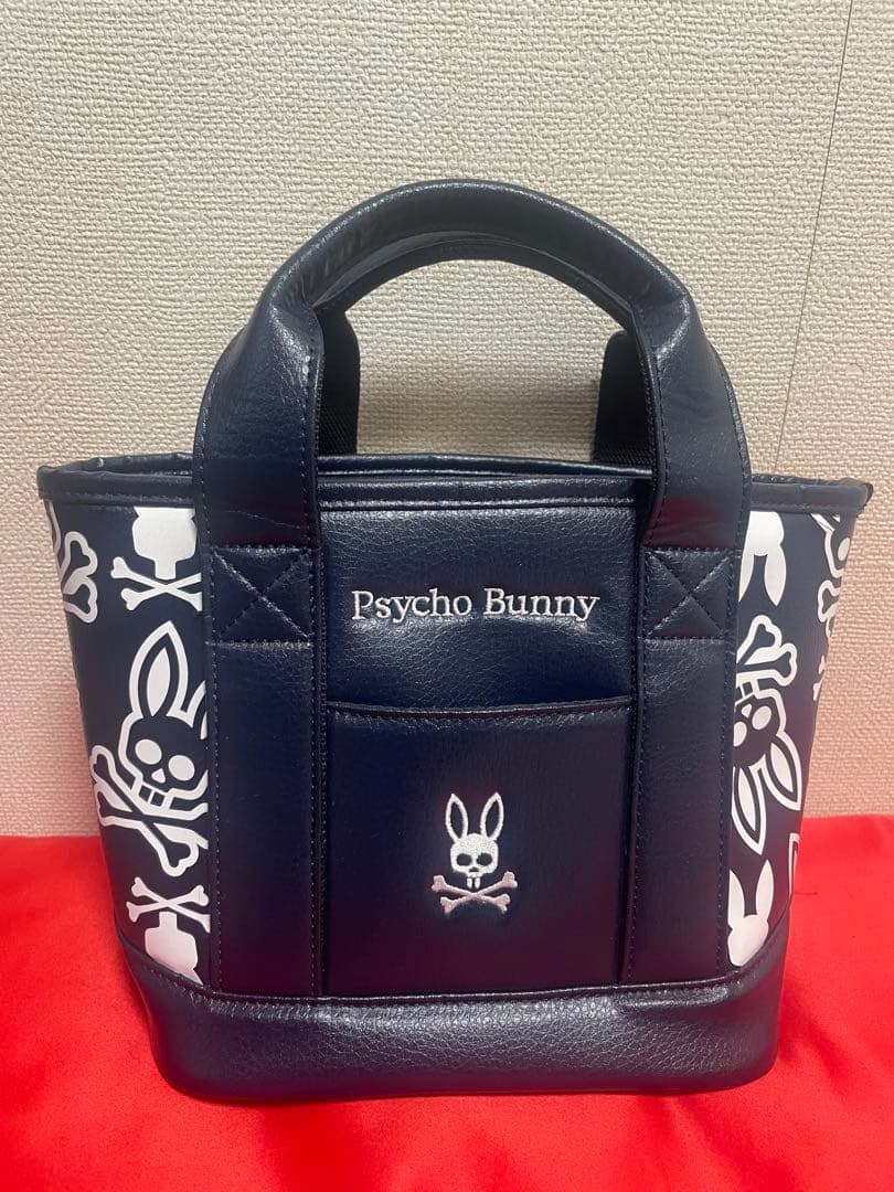 Psycho Bunny スカルウサギトートバッグ