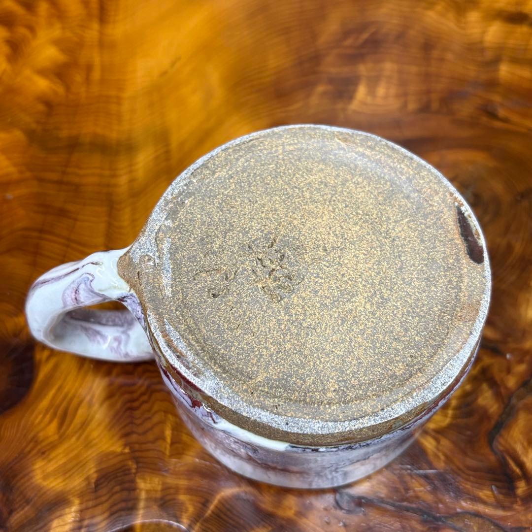 詳細不明 マグカップ2点　在銘 小林 小岱焼？　小代焼　作家物？