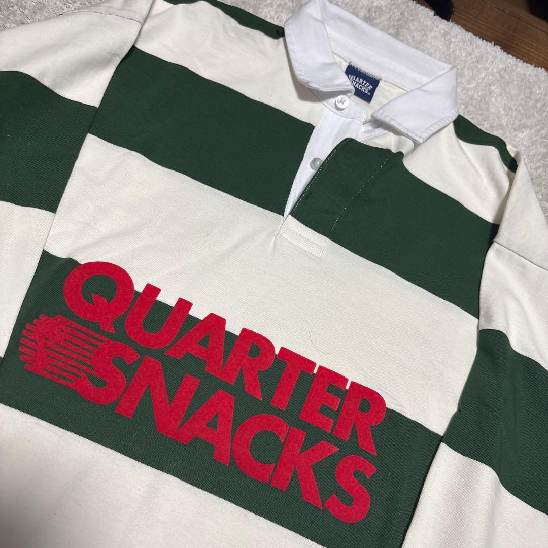 QUARTER SNACKS ラガーシャツ