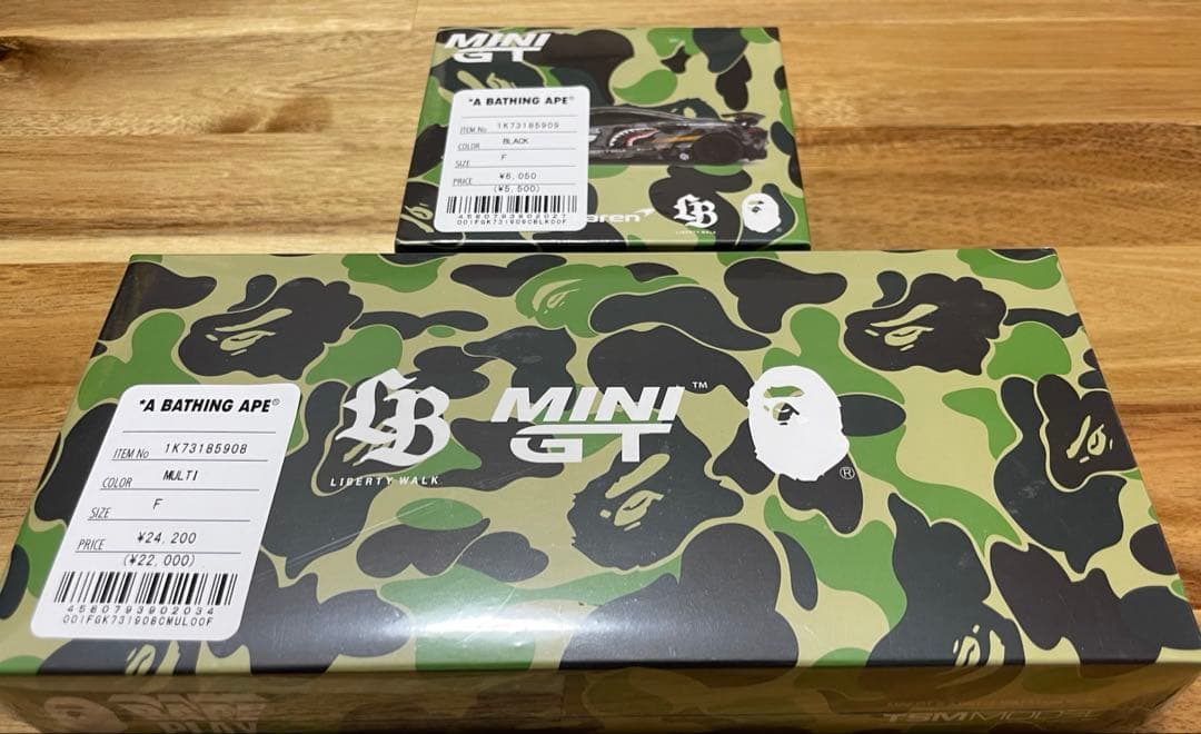 【 BAPE×LBWK 】NISSAN 1/64 マクラーレン 5台セット