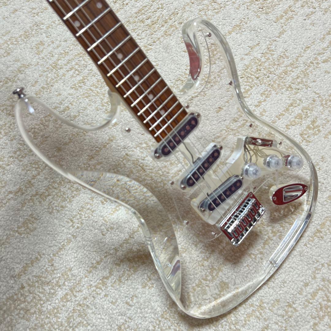 Barclay アクリル ボディ エレキギター ジャンク