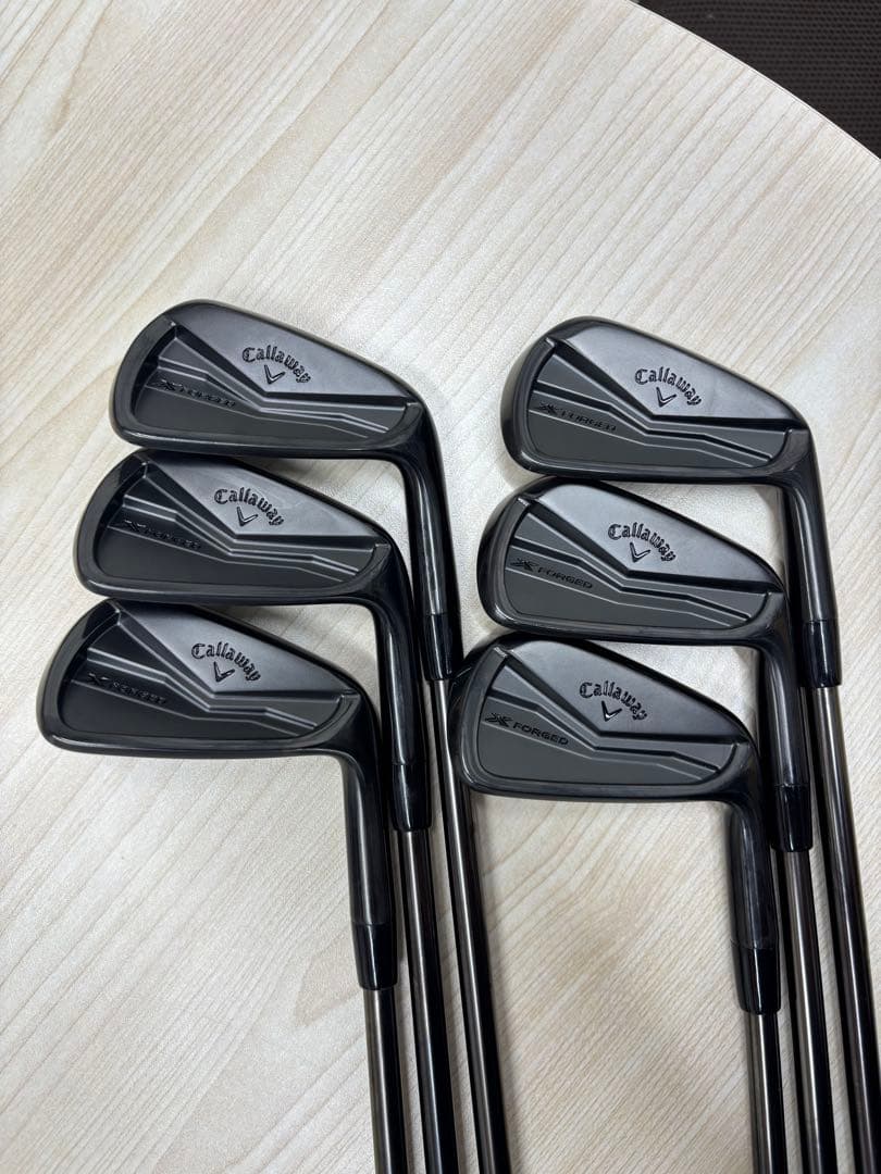 レア品！　キャロウェイ　XFORGED24ブラック アイアンセット 6本セット