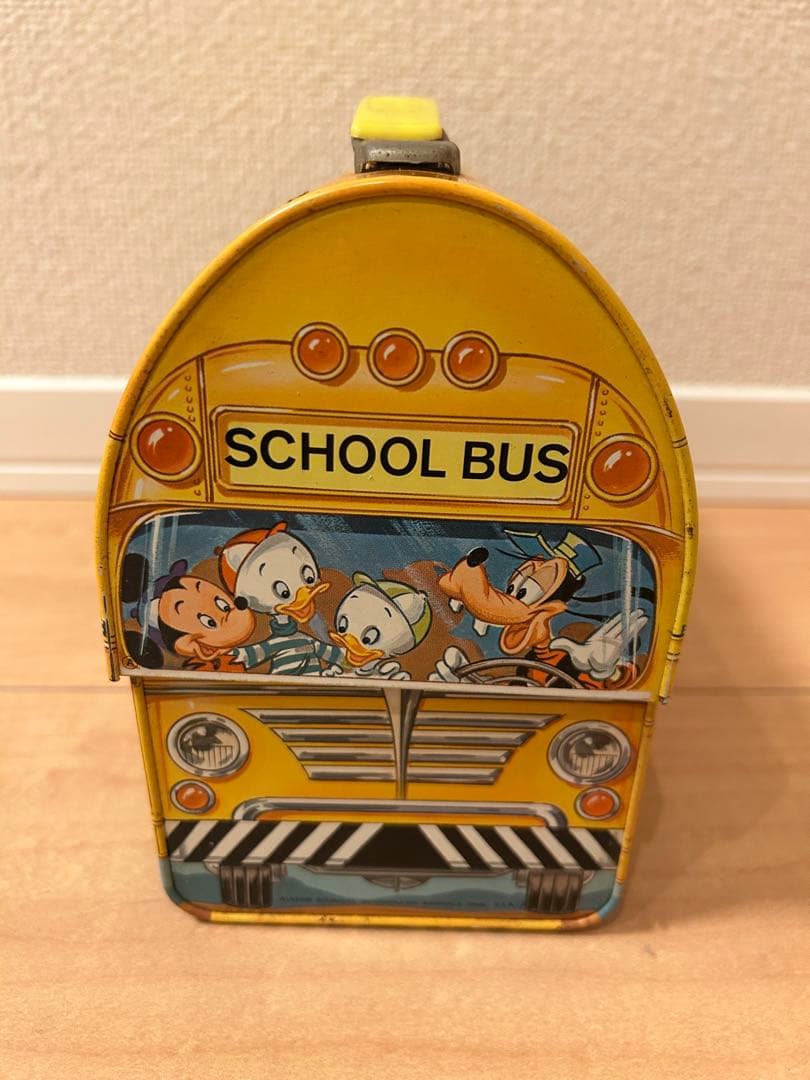 ディズニー ヴィンテージ スクールバス ランチボックス アラジン