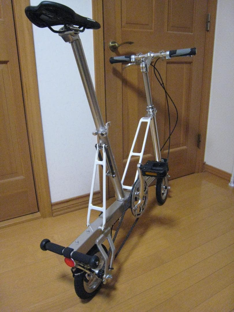 【程度良】キャリーミー(Carry me) ８インチ折りたたみ自転車 シルバー