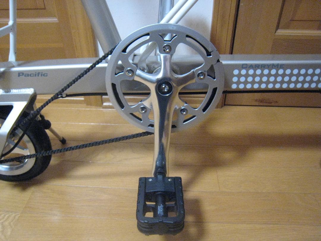 【程度良】キャリーミー(Carry me) ８インチ折りたたみ自転車 シルバー