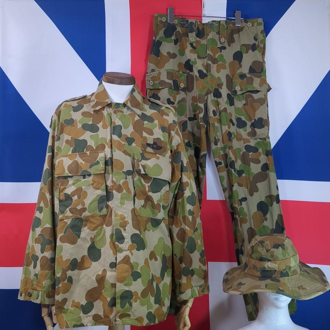 【実物美品】オーストラリア軍　DPCUカモ上下セット＆ブニーハット付き