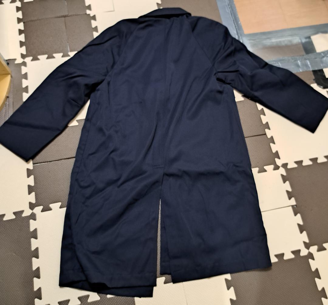 南海電鉄・旧制服時代の正規支給品 駅係員／車掌用の冬季ロングコート ＋ 支給袋