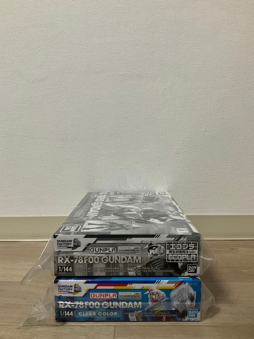 ガンダムファクトリー横浜　1/144 F00ガンダム　エコプラ・クリアカラー