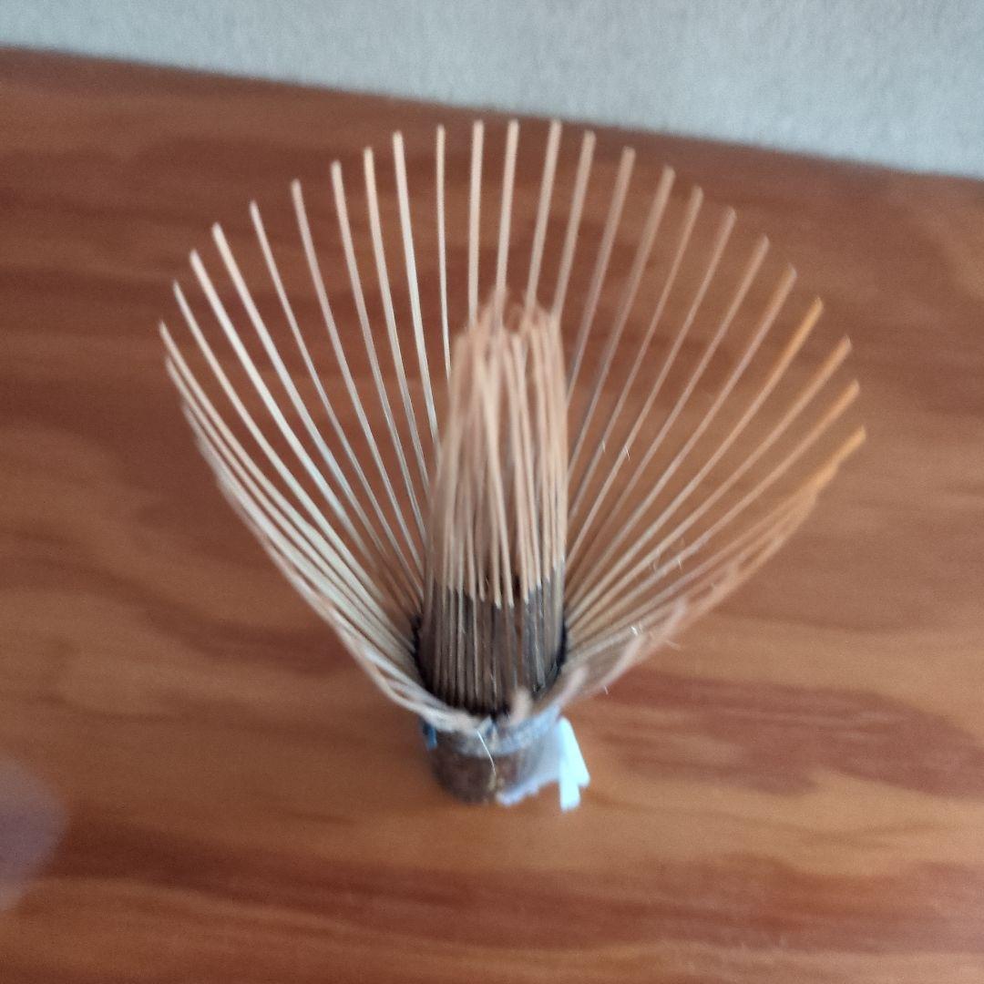 茶道具 茶筅 竹製 専用箱付き　利休　大荒穂