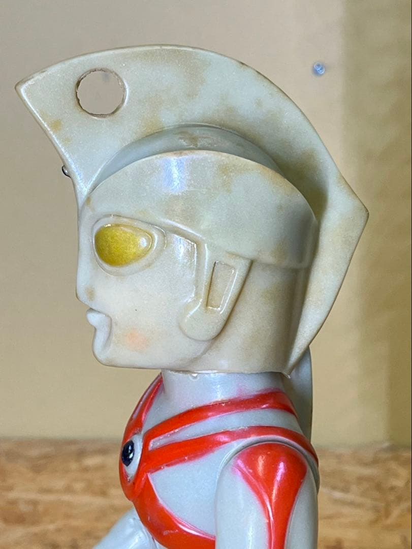 ★当時物 ブルマァクウルトラマンエース　面取れ　ソフビ