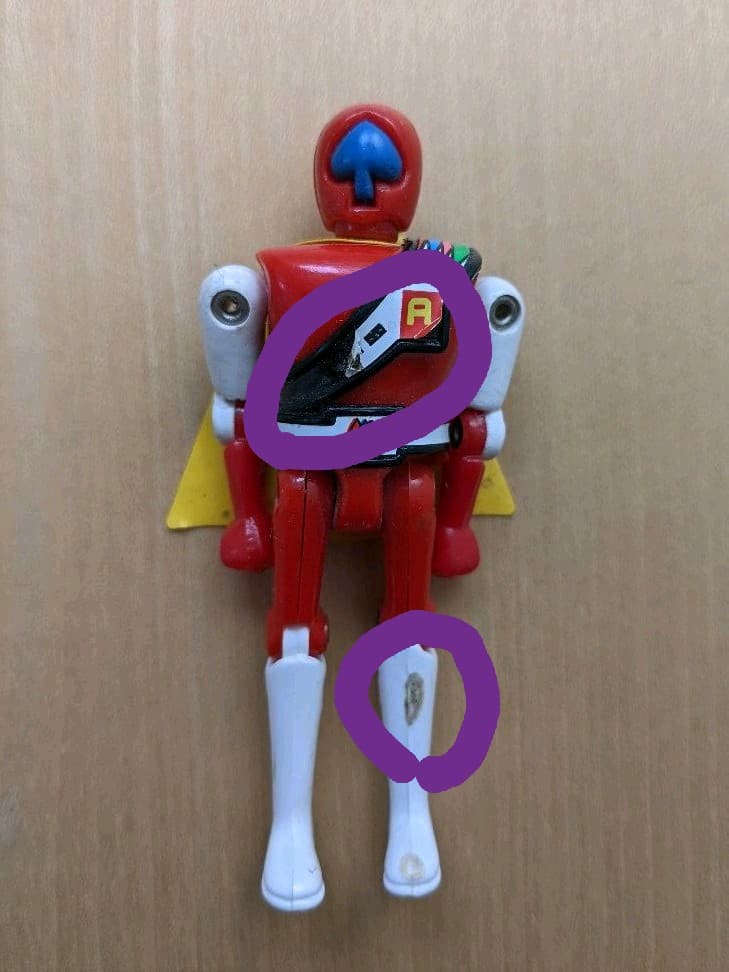 ポピー ビクトラー ジャッカー電撃隊 ミクロマン サイズ フィギュア