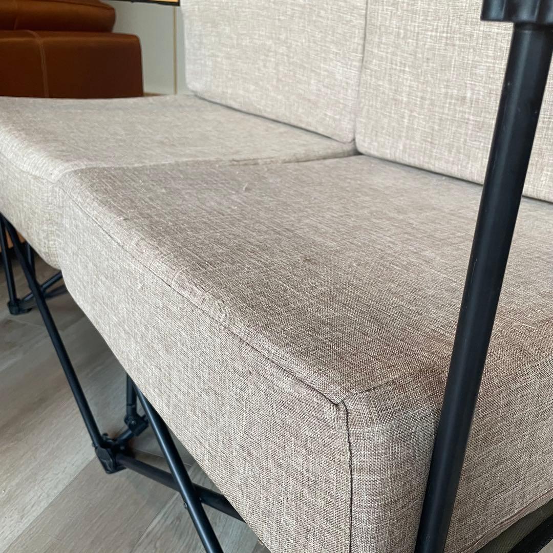 廃盤品　バルコニーで使用　LOGOS ロゴス グランベーシック グランプソファ2