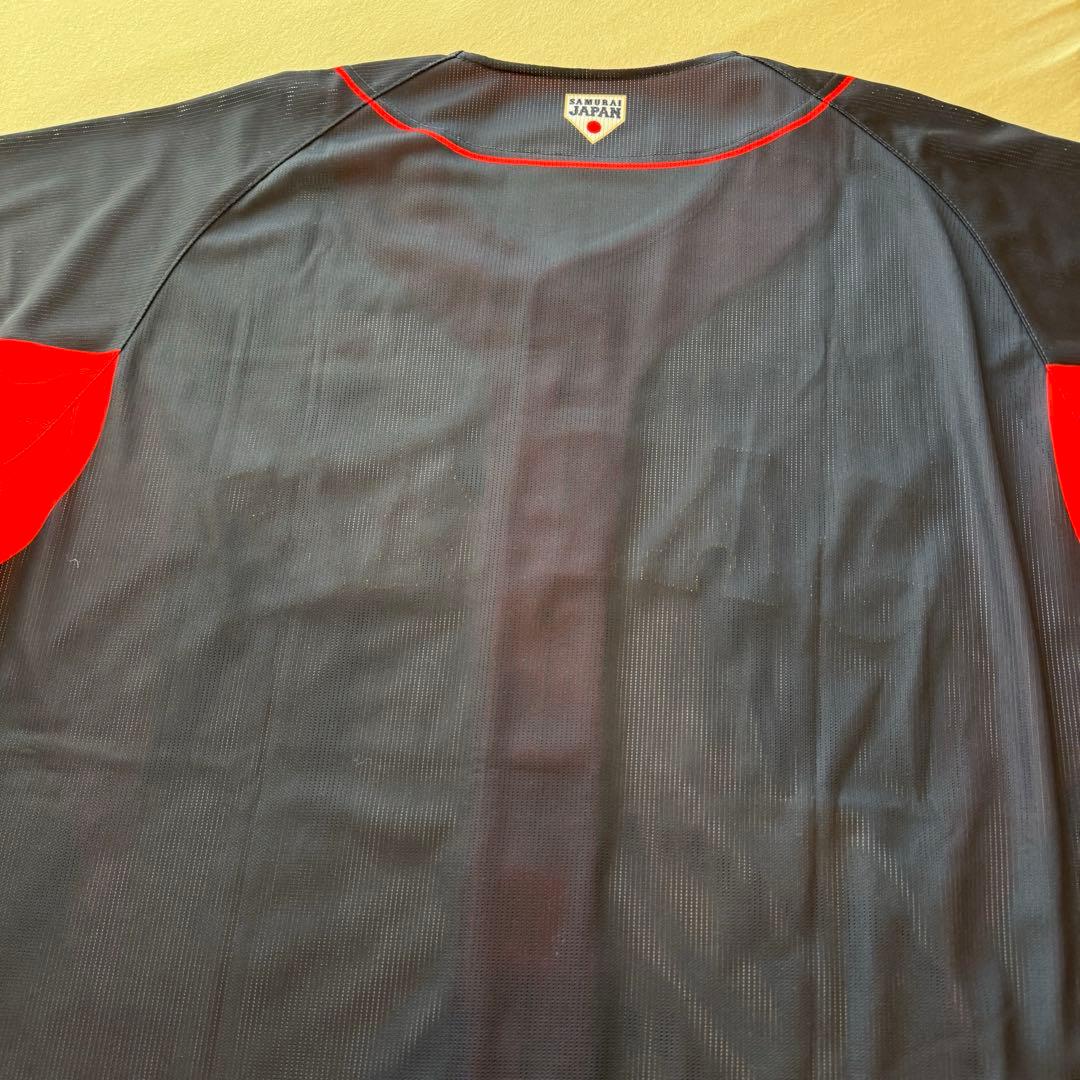 侍ジャパン ビジターユニフォーム 無地 刺繍 Oサイズ