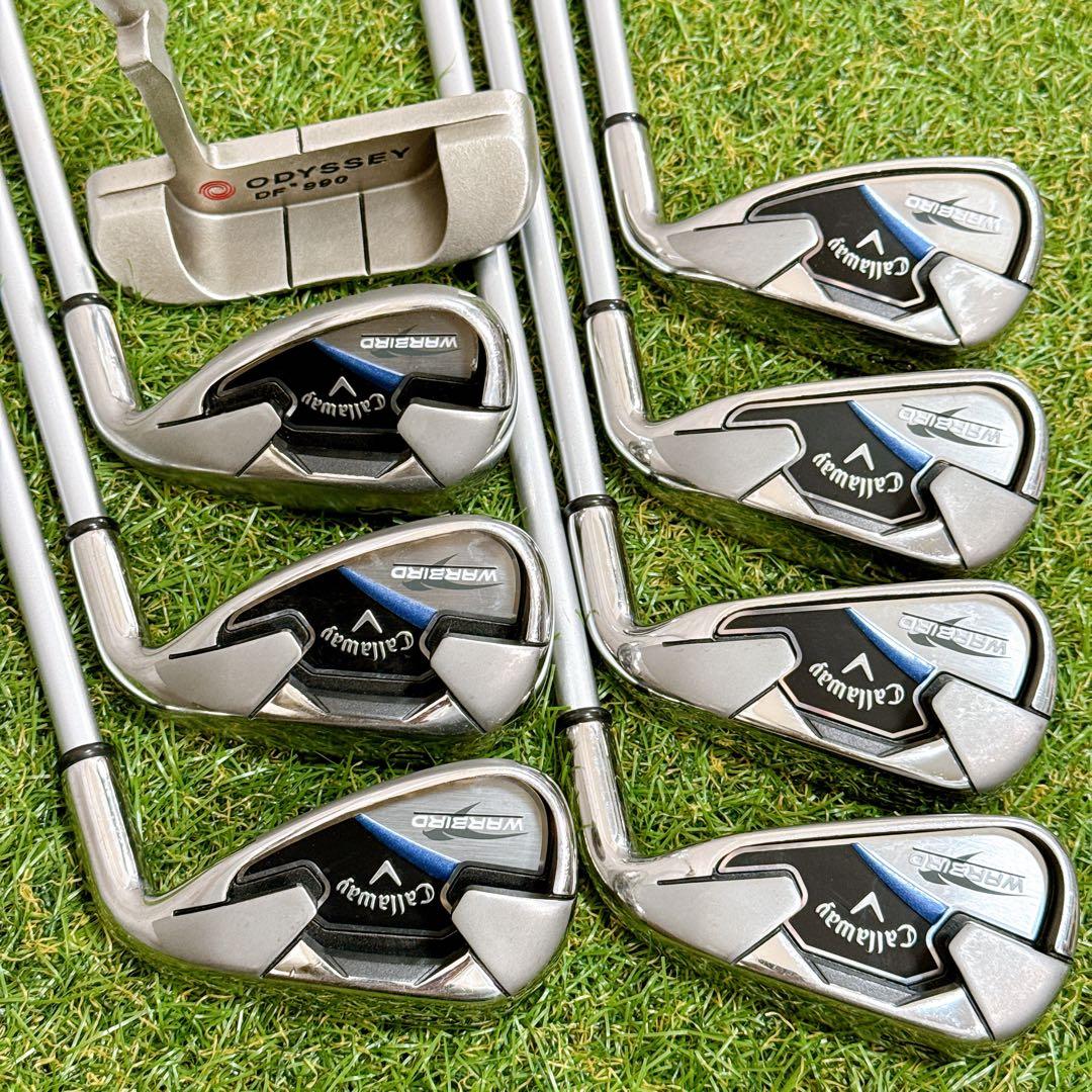 ゴルフクラブセット メンズ キャロウェイ ウォーバード 青 ブルー 【K430】