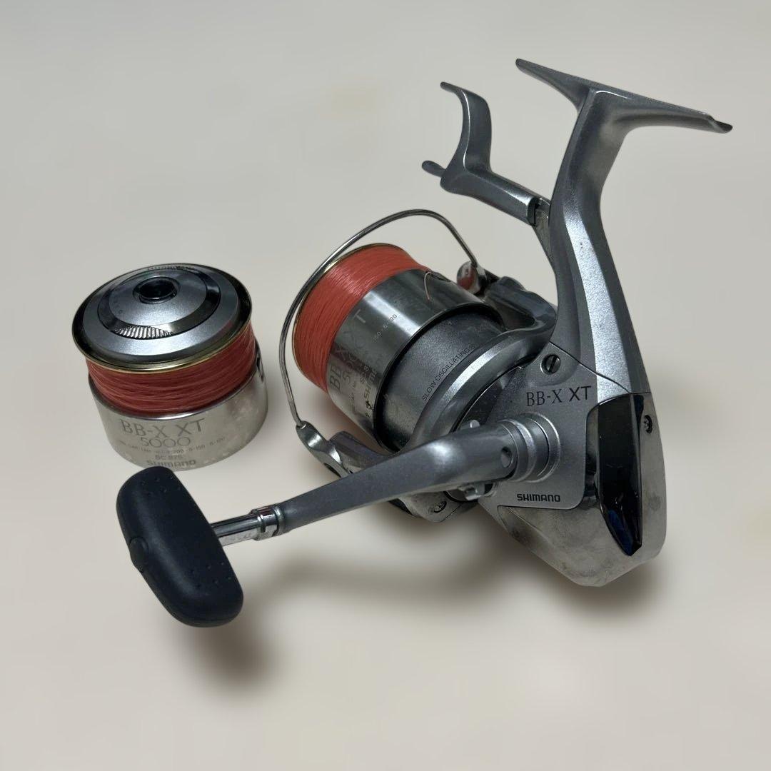 BBX XT5000レバーブレーキリール　替えスプール付き