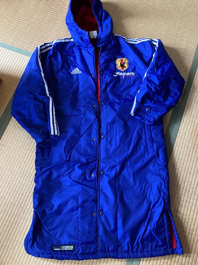 adidas 日本代表 ベンチコート Lサイズ　裏ボア　防寒　コート