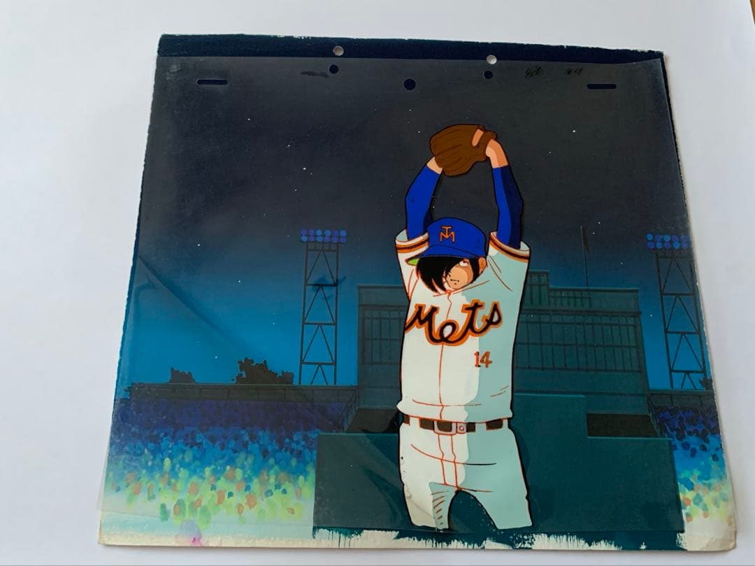 セル画 水島新司 野球狂の詩 火浦健　当時