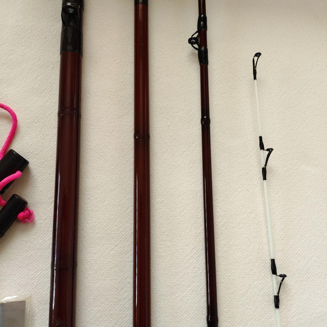 再々値下げしました！！　ダイワ　石鯛竿　初代剛心竿改　五四四 実用品　ウニ通し付