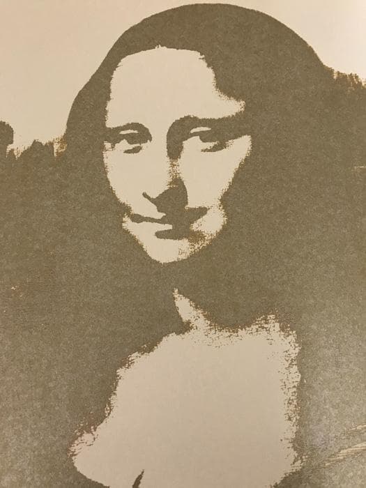 Sunday B モナリザllic on Vellum /ポスター