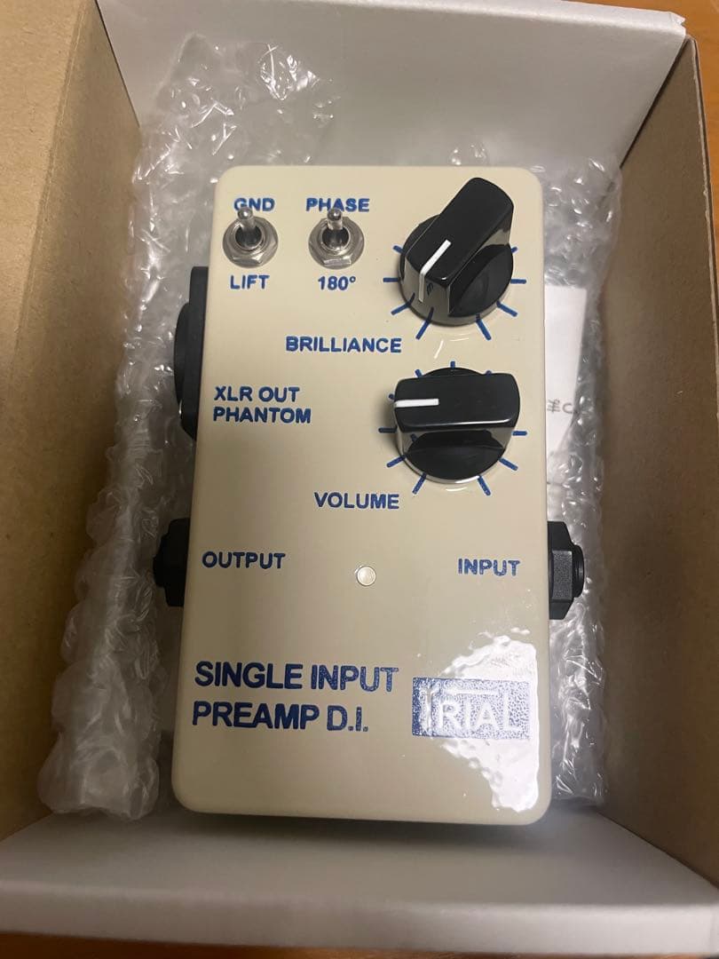 TRIAL Single Input Preamp D.I. プリアンプ