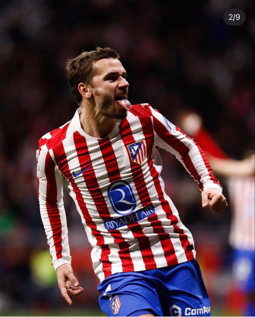 【新品未使用】アトレティコマドリード オーセンティック 長袖 グリーズマン