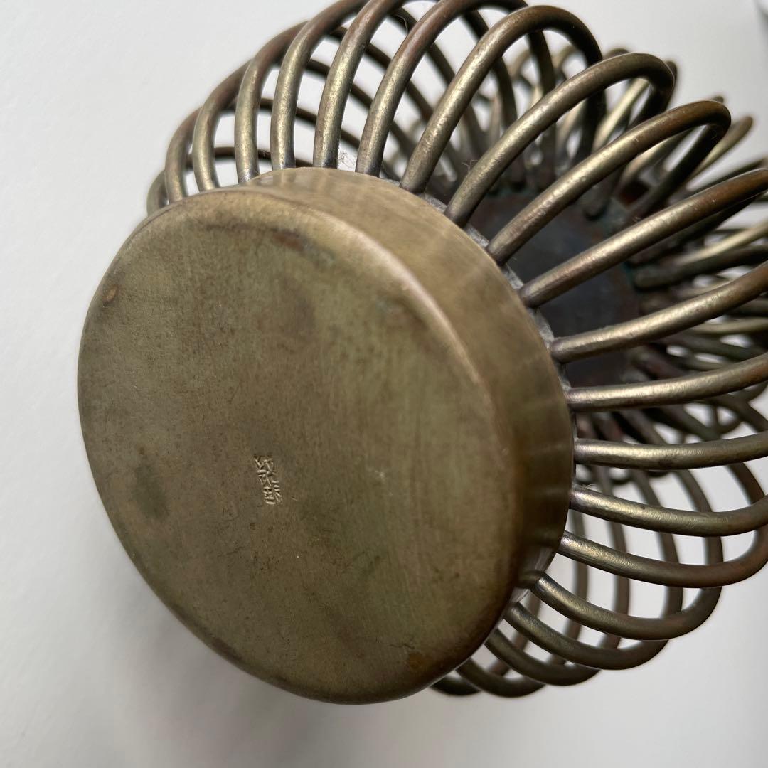 アンティーク「銀製虫かご」中国古美術