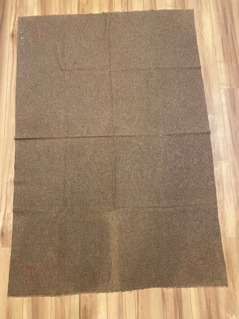 50s 海軍　ミリタリー　ウールブランケット　実物　ステンシル　希少