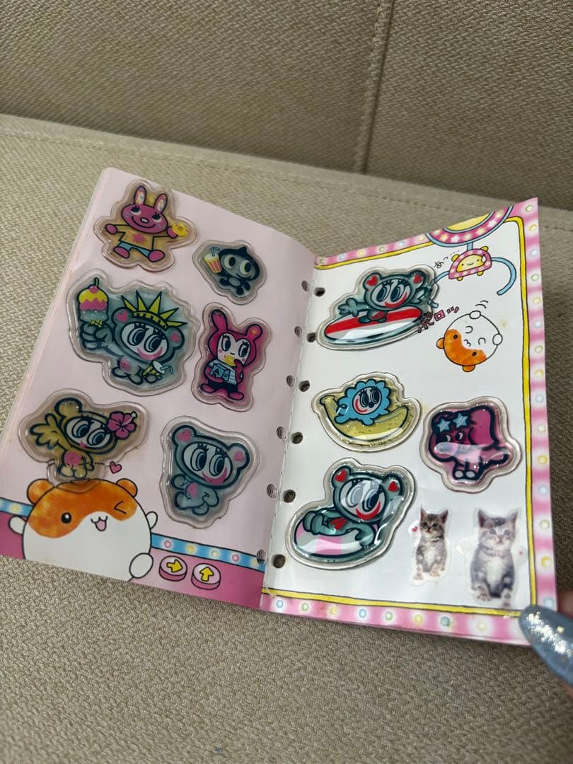 平成レトロ　シールブック　シール帳　ハムスター　当時品