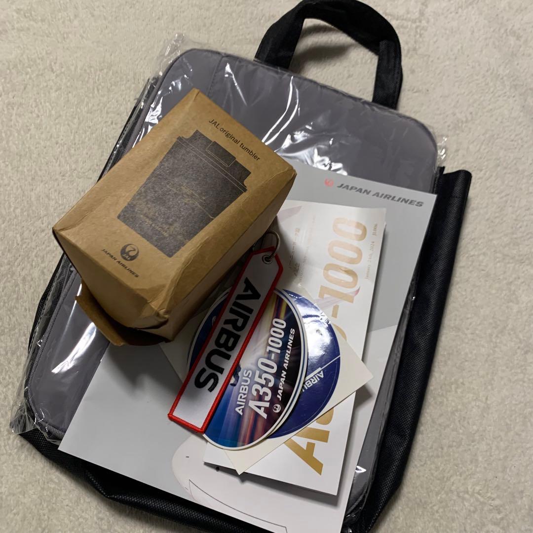 【1点限り】JAL A350-1000羽田-NY初便限定記念品　新品未使用