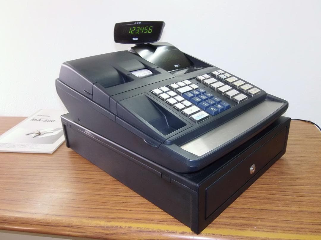 QRコード 店名ロゴ 領収証 設定無料 MA-500 レジスター　250627