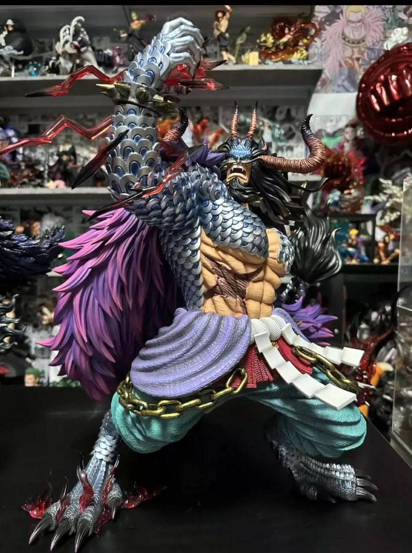 ワンピース 百獣のカイドウ 人獣型 フィギュア ガレージキット 塗装済み完成品