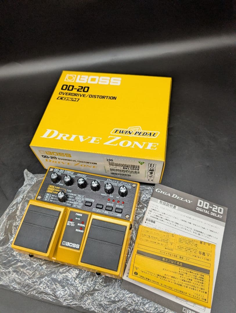 【動作確認済】BOSS OD-20 オーバードライブエフェクター