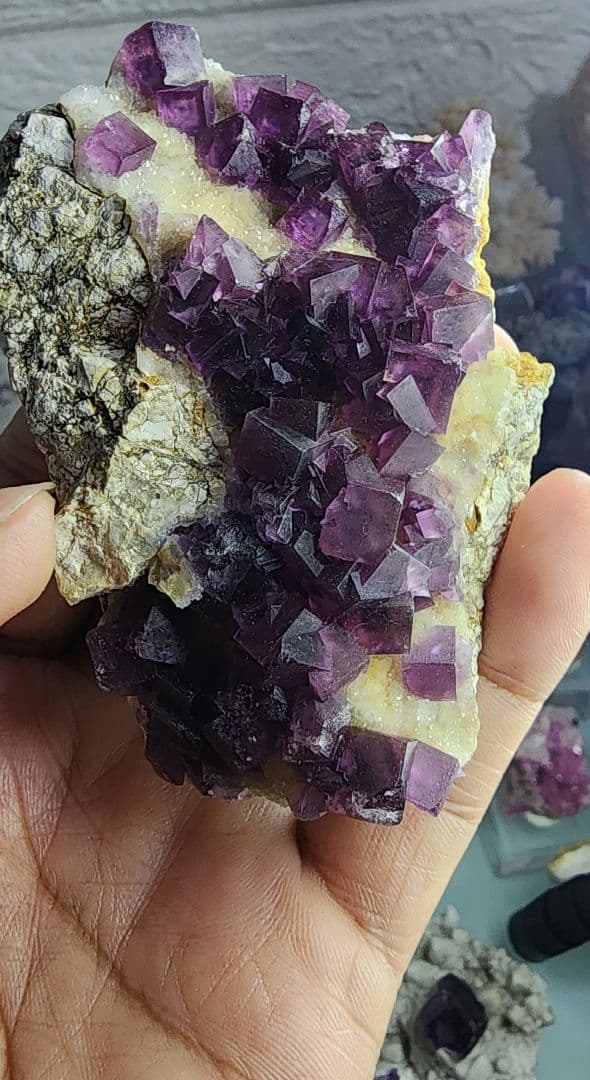 ​中国安徽省産フローライト (蛍石)