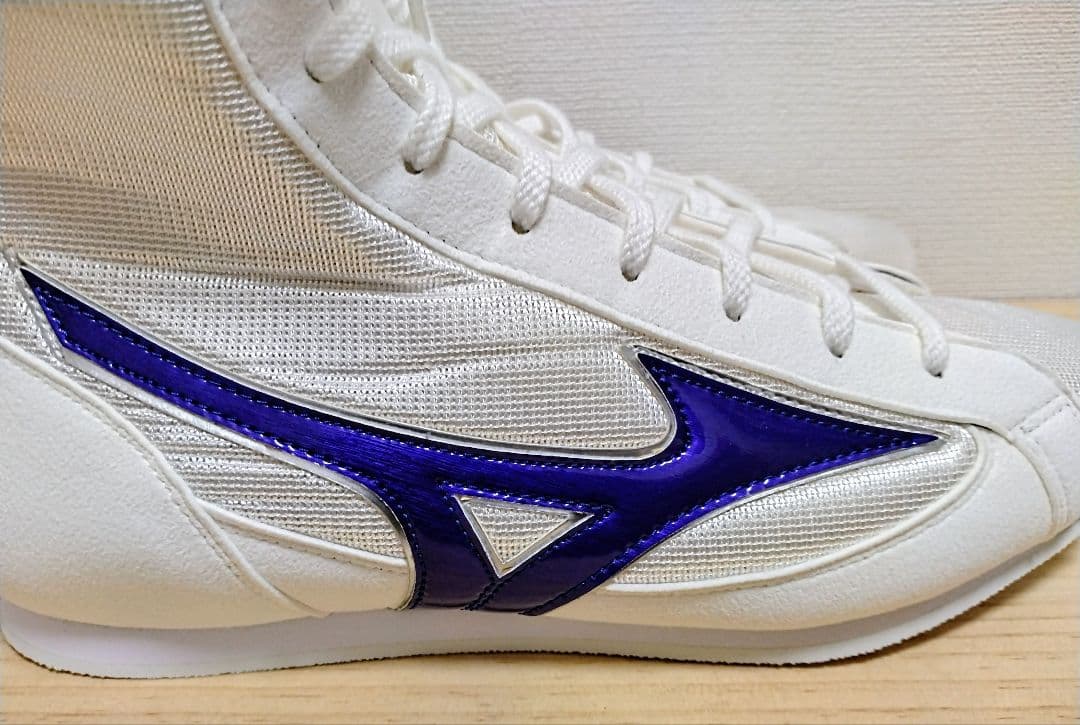 ミズノ ボクシングシューズ 白 26.5cm