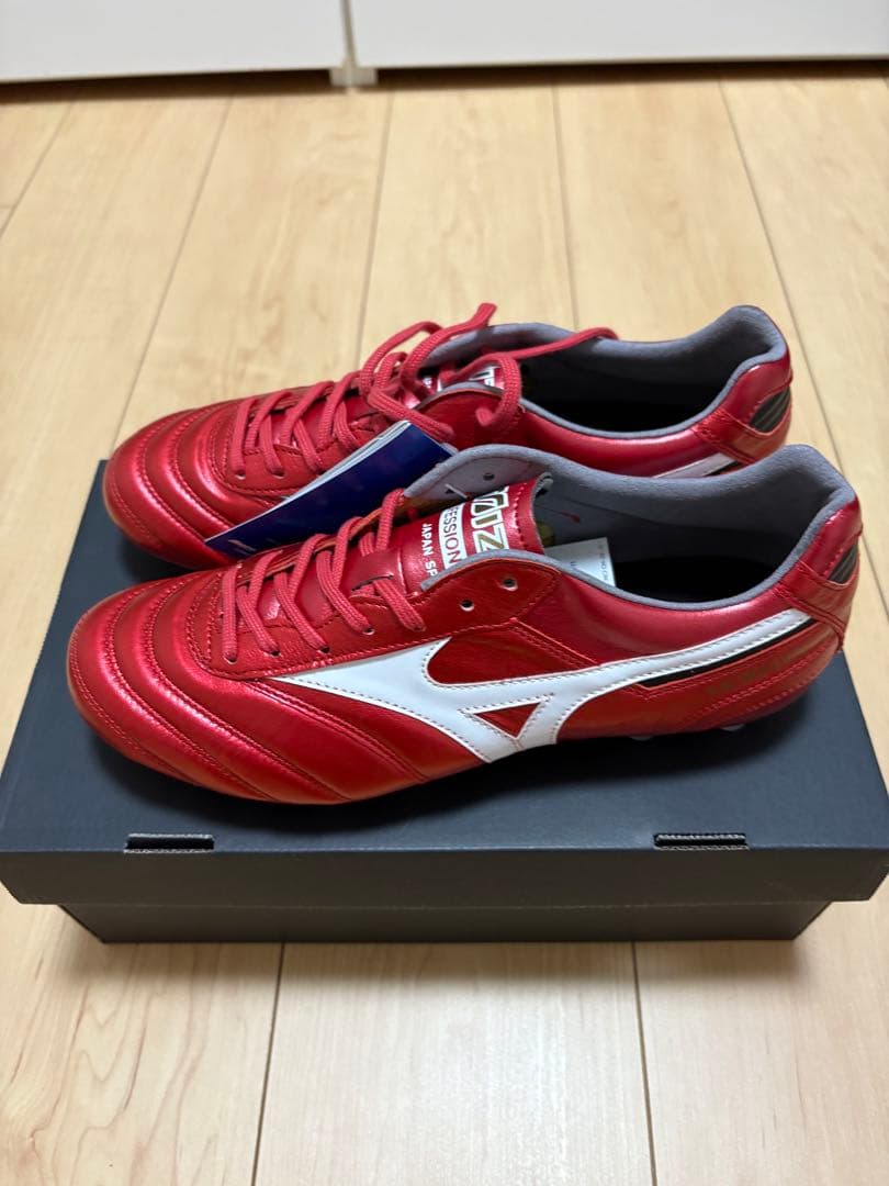 Mizuno サッカーシューズ レッド 日本製